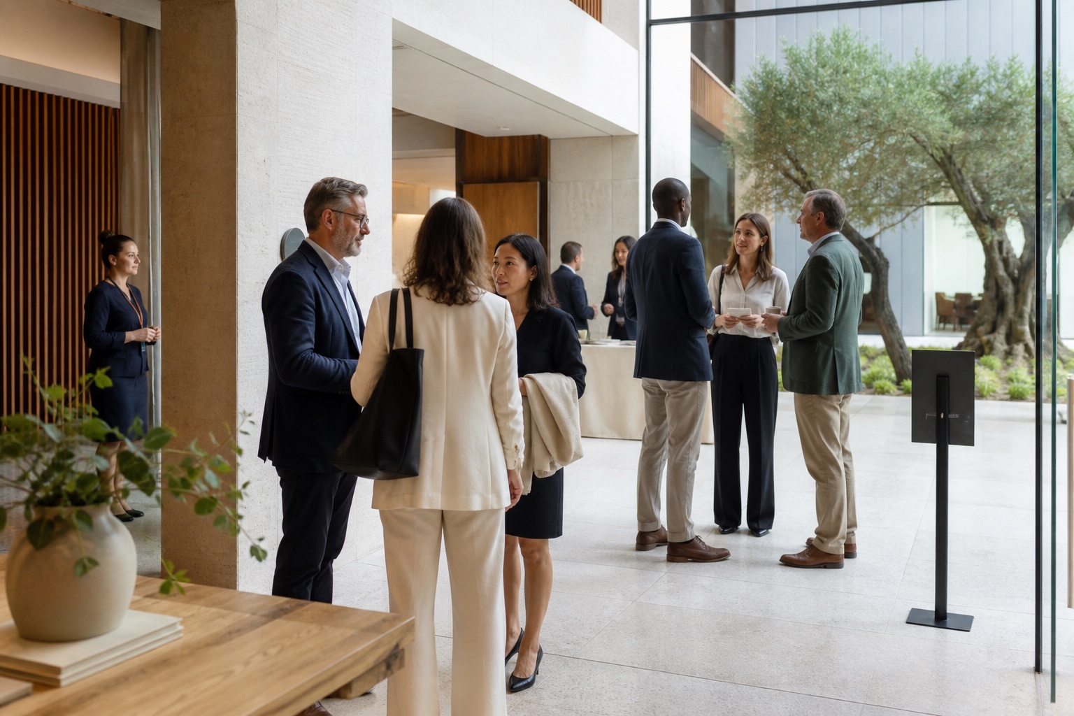 Ospiti accolti per congressi e retreat executive